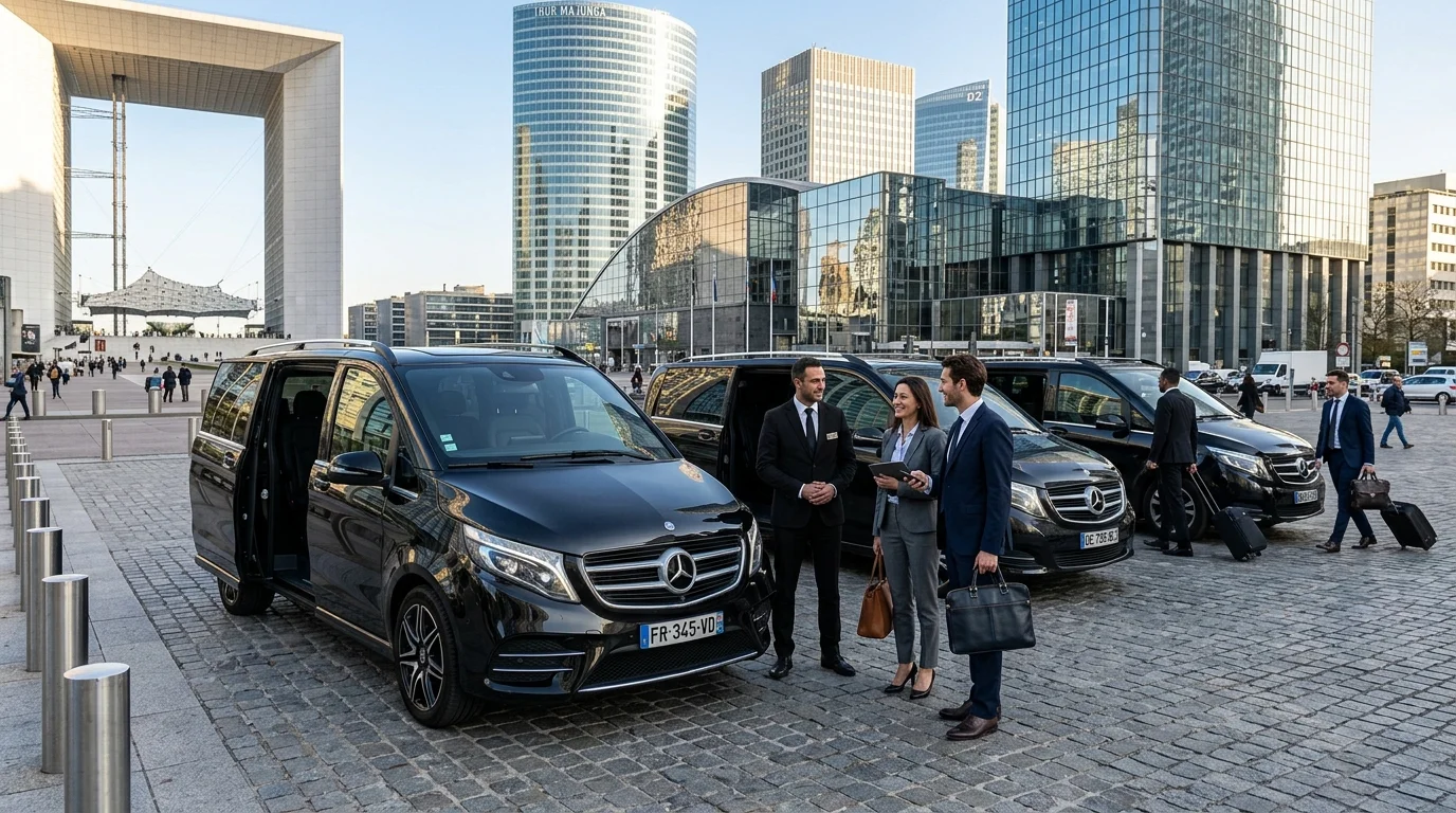 Transport en Van pour Séminaire d'Entreprise à Paris